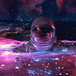 Floating In Space By Visualdon